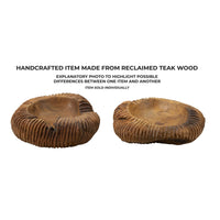 Vassoio Natura 15, Marrone, Legno, 37x40x16 cm, Seven Design