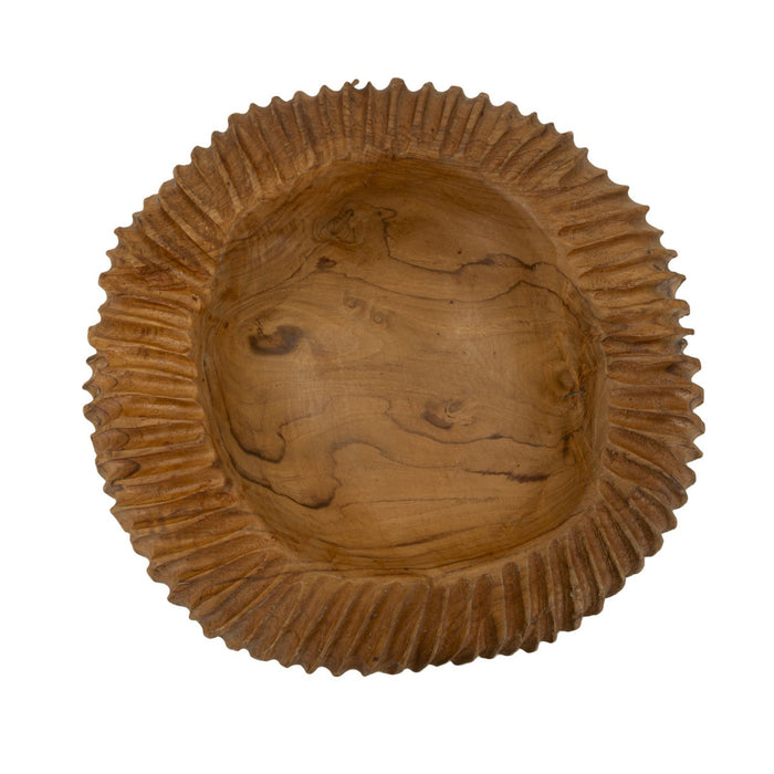 Vassoio Natura 16, Marrone, Legno, 32x32x11 cm, Seven Design