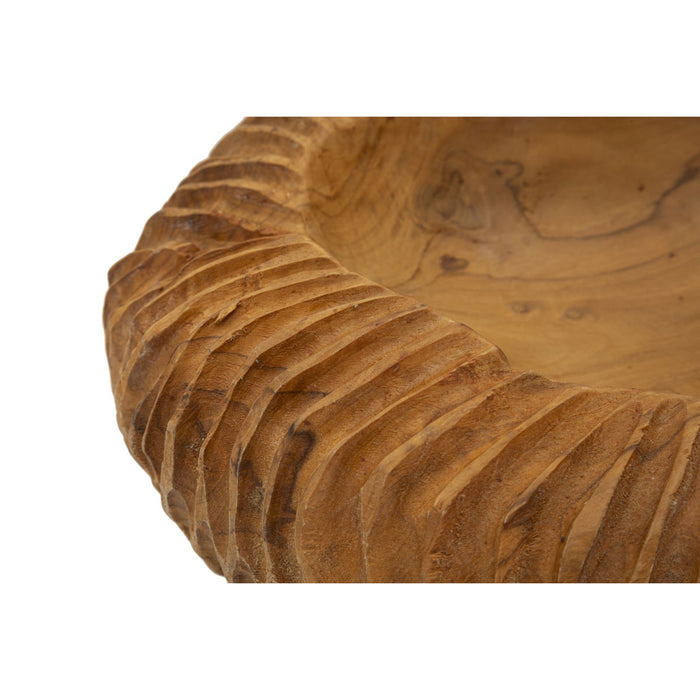 Vassoio Natura 16, Marrone, Legno, 32x32x11 cm, Seven Design