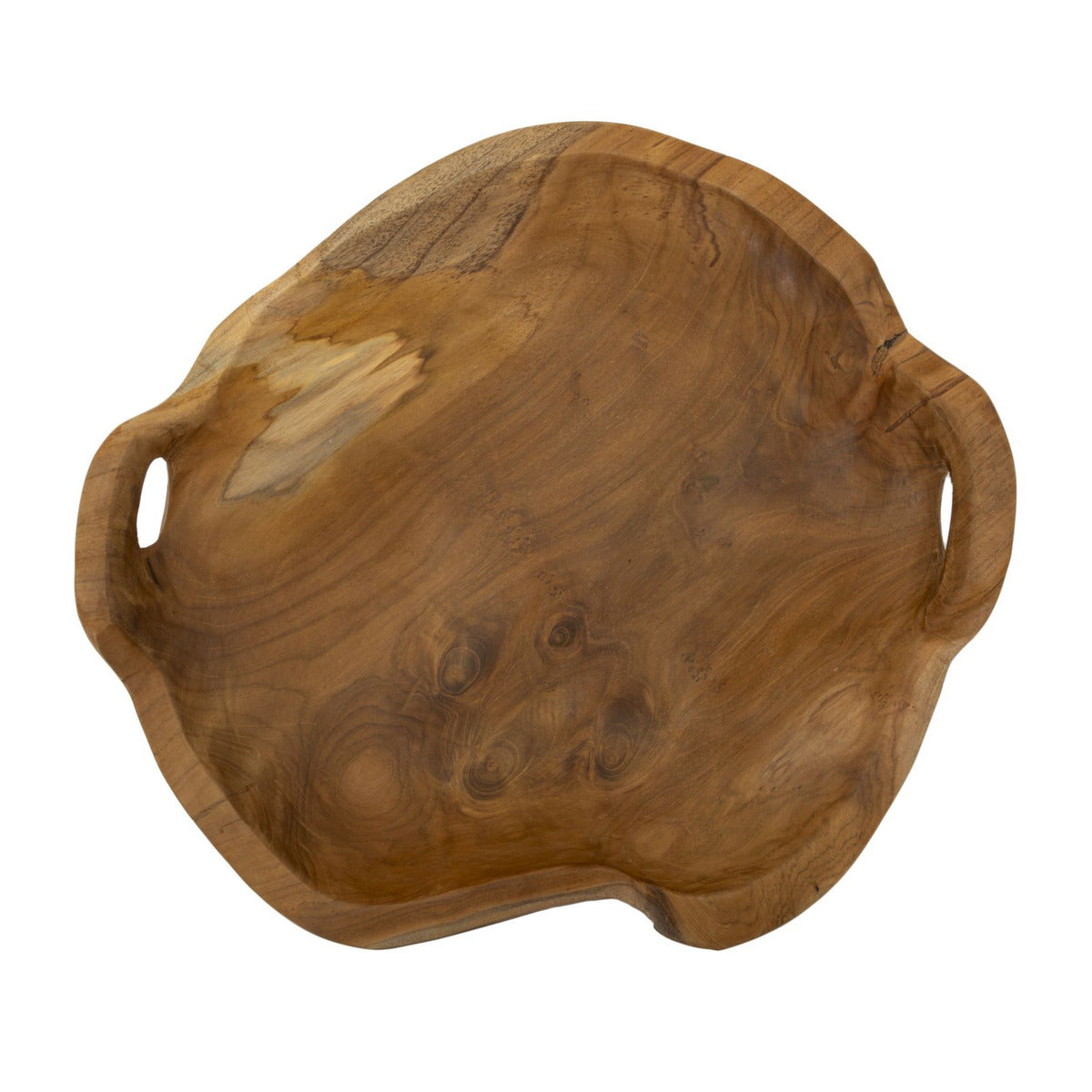 Vassoio Natura 19, Marrone, Legno, 42x36x7 cm, Seven Design