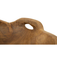 Vassoio Natura 19, Marrone, Legno, 42x36x7 cm, Seven Design
