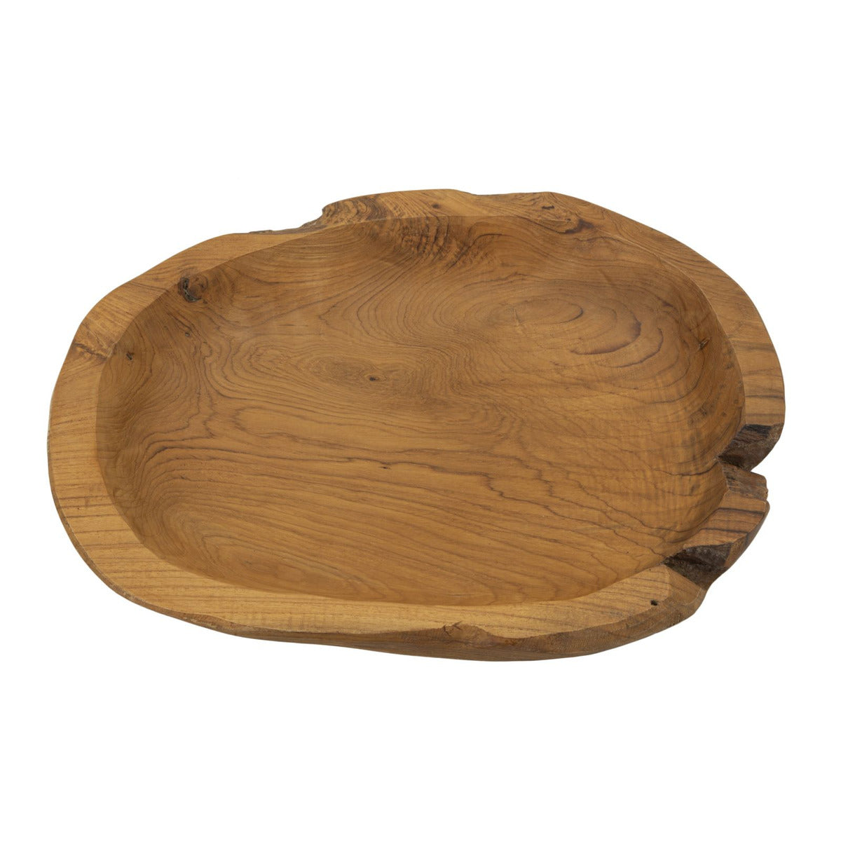 Vassoio Natura 18, Marrone, Legno, 43x38x7 cm, Seven Design