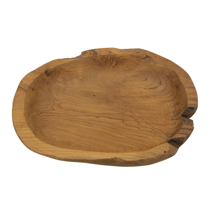 Vassoio Natura 18, Marrone, Legno, 43x38x7 cm, Seven Design
