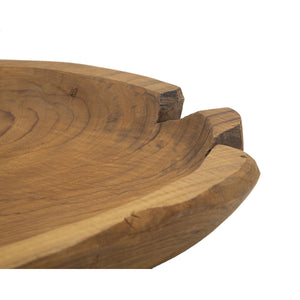 Vassoio Natura 18, Marrone, Legno, 43x38x7 cm, Seven Design