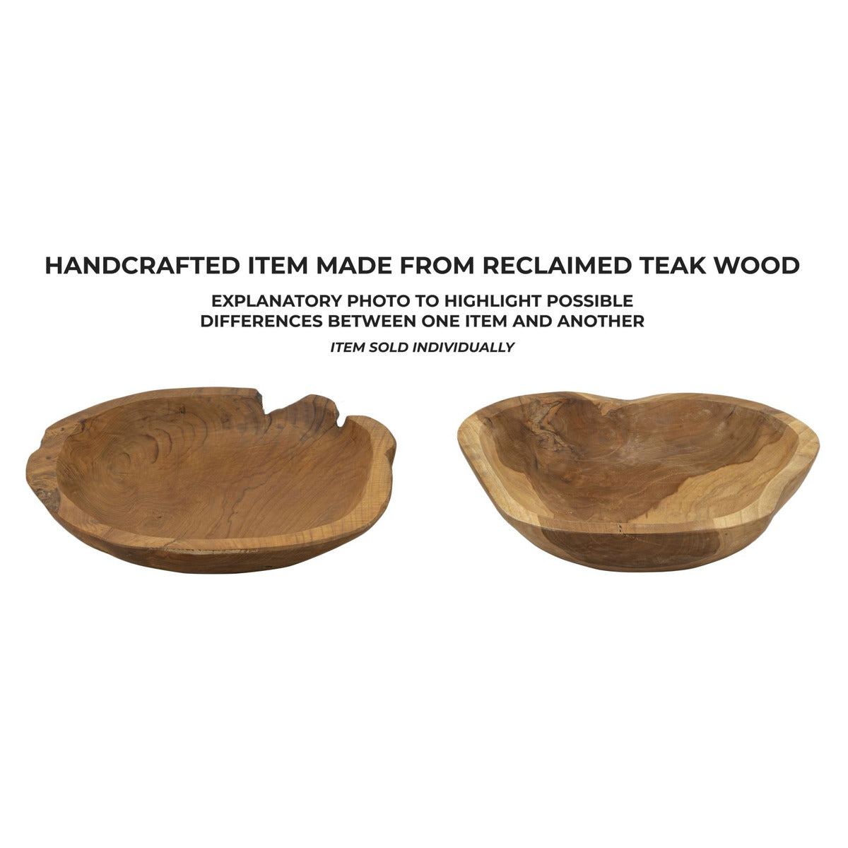 Vassoio Natura 18, Marrone, Legno, 43x38x7 cm, Seven Design