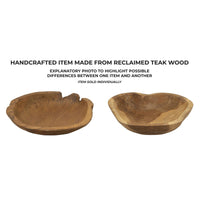 Vassoio Natura 18, Marrone, Legno, 43x38x7 cm, Seven Design