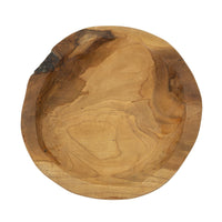 Vassoio Natura 28, Marrone, Legno, 25x25x5 cm, Seven Design