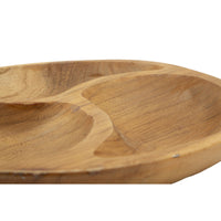 Vassoio Natura 32, Marrone, Legno, 25,5x25,5x3 cm, Seven Design