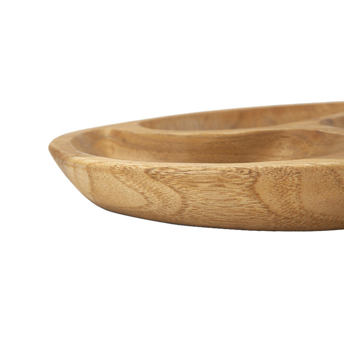 Vassoio Natura 32, Marrone, Legno, 25,5x25,5x3 cm, Seven Design