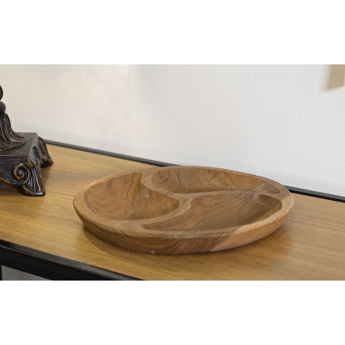 Vassoio Natura 32, Marrone, Legno, 25,5x25,5x3 cm, Seven Design