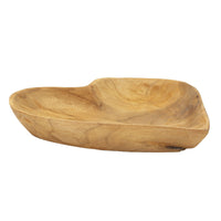 Vassoio Cuore 18, Marrone, Legno, 27x29x4 cm, Seven Design
