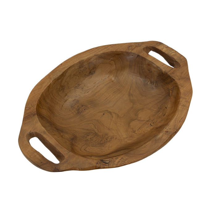Vassoio Natura 31, Marrone, Legno, 37x26,5x7 cm, Seven Design