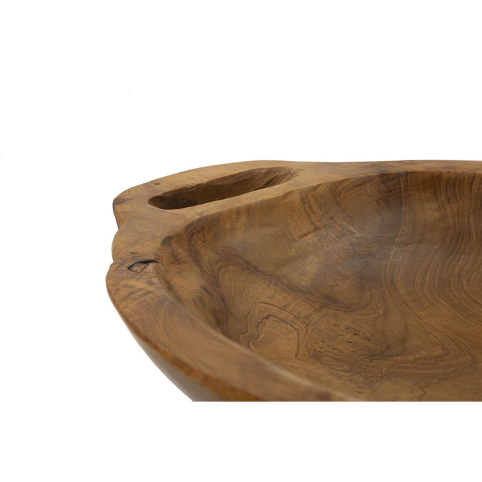 Vassoio Natura 31, Marrone, Legno, 37x26,5x7 cm, Seven Design