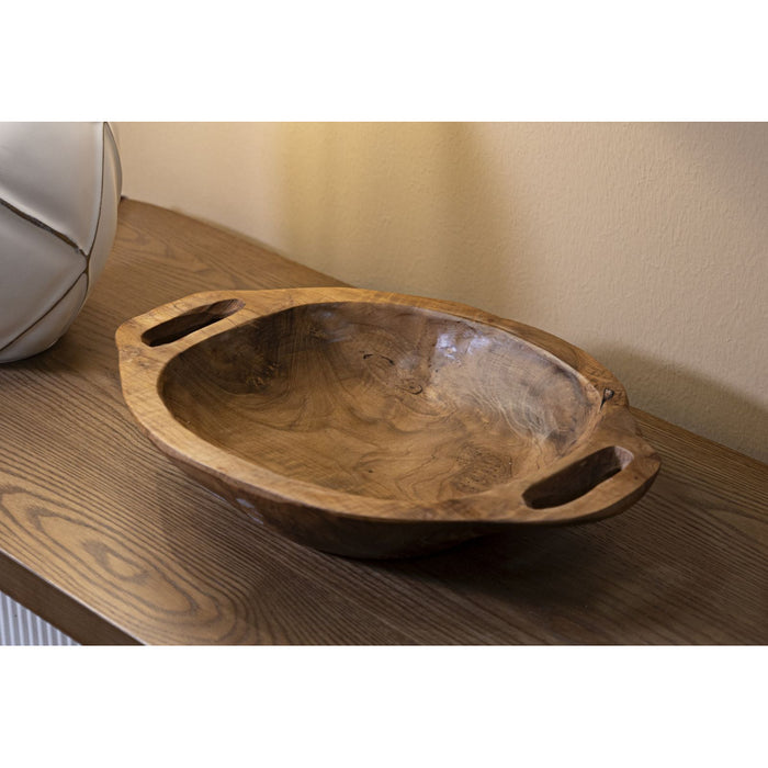 Vassoio Natura 31, Marrone, Legno, 37x26,5x7 cm, Seven Design