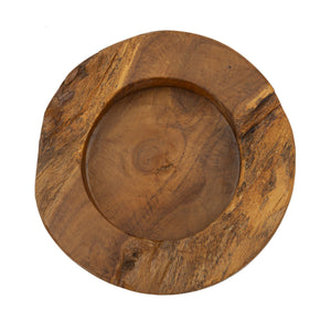 Vassoio Natura 26, Marrone, Legno, 21x21x6 cm, Seven Design