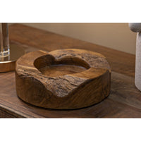 Vassoio Natura 26, Marrone, Legno, 21x21x6 cm, Seven Design