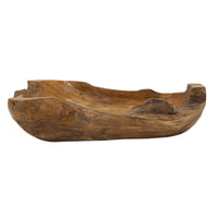 Vassoio Natura 17, Marrone, Legno, 40x29x10 cm, Seven Design