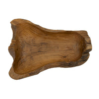 Vassoio Natura 17, Marrone, Legno, 40x29x10 cm, Seven Design