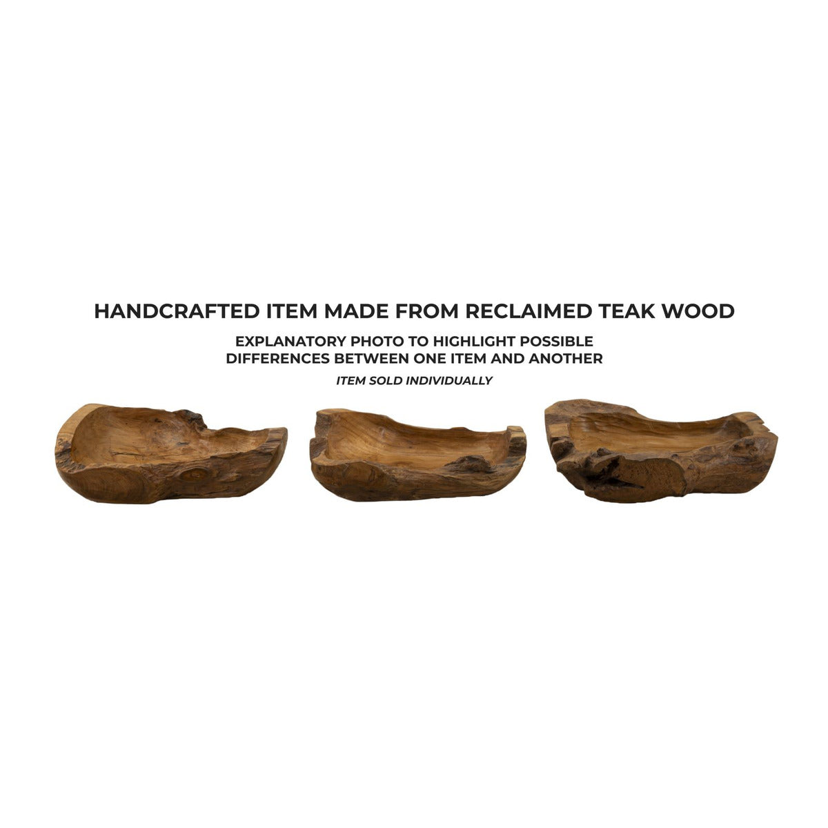 Vassoio Natura 17, Marrone, Legno, 40x29x10 cm, Seven Design