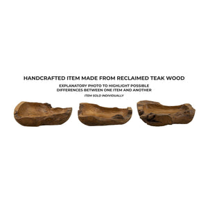 Vassoio Natura 17, Marrone, Legno, 40x29x10 cm, Seven Design