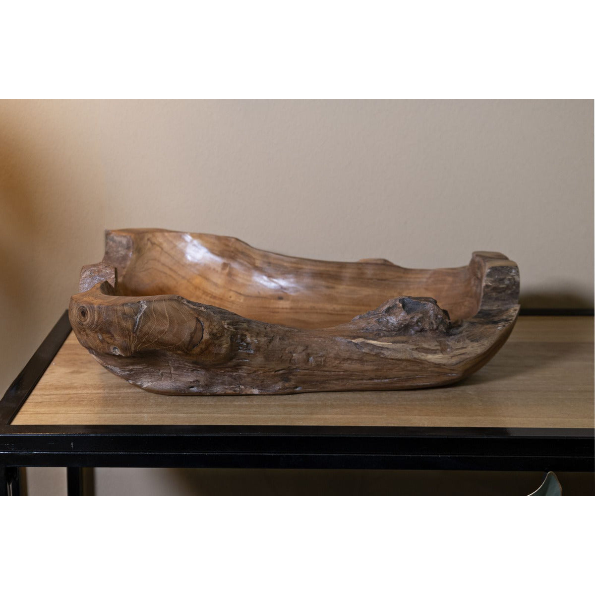 Vassoio Natura 17, Marrone, Legno, 40x29x10 cm, Seven Design