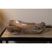 Vassoio Natura 17, Marrone, Legno, 40x29x10 cm, Seven Design