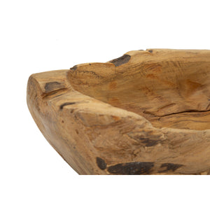 Vassoio Natura 27, Marrone, Legno, 31x21x8 cm, Seven Design