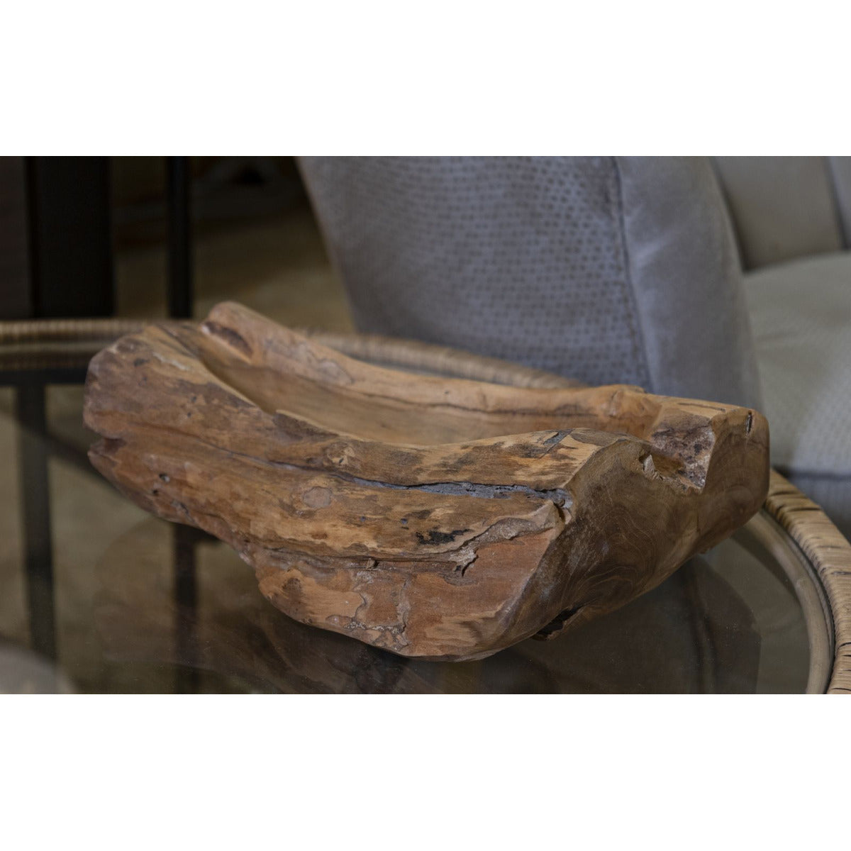 Vassoio Natura 27, Marrone, Legno, 31x21x8 cm, Seven Design