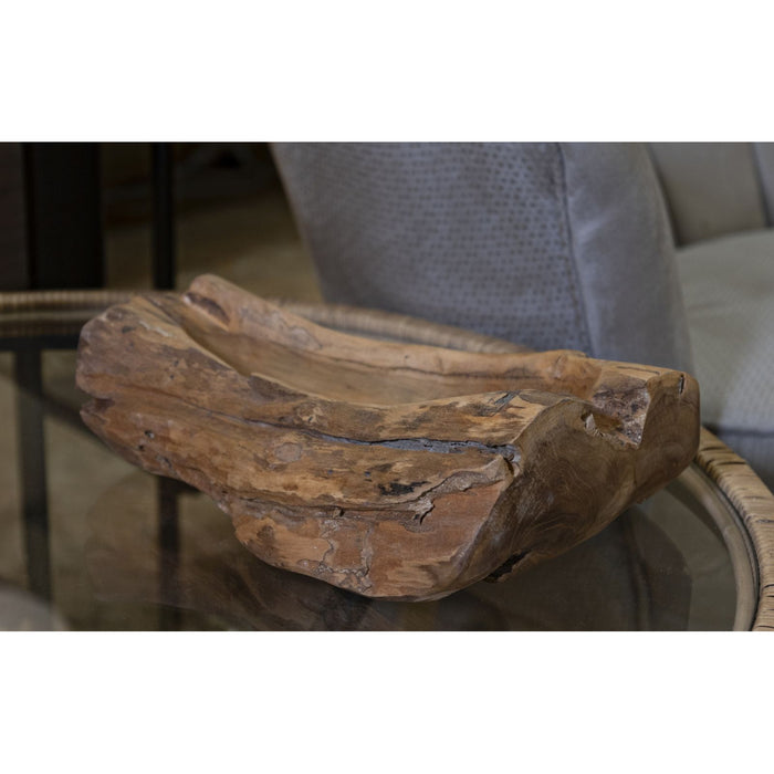 Vassoio Natura 27, Marrone, Legno, 31x21x8 cm, Seven Design