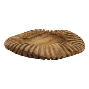 Vassoio Natura 20, Marrone, Legno, 35x35x7 cm, Seven Design