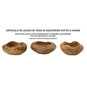 Vassoio Natura 30, Marrone, Legno, 19x19x8 cm, Seven Design