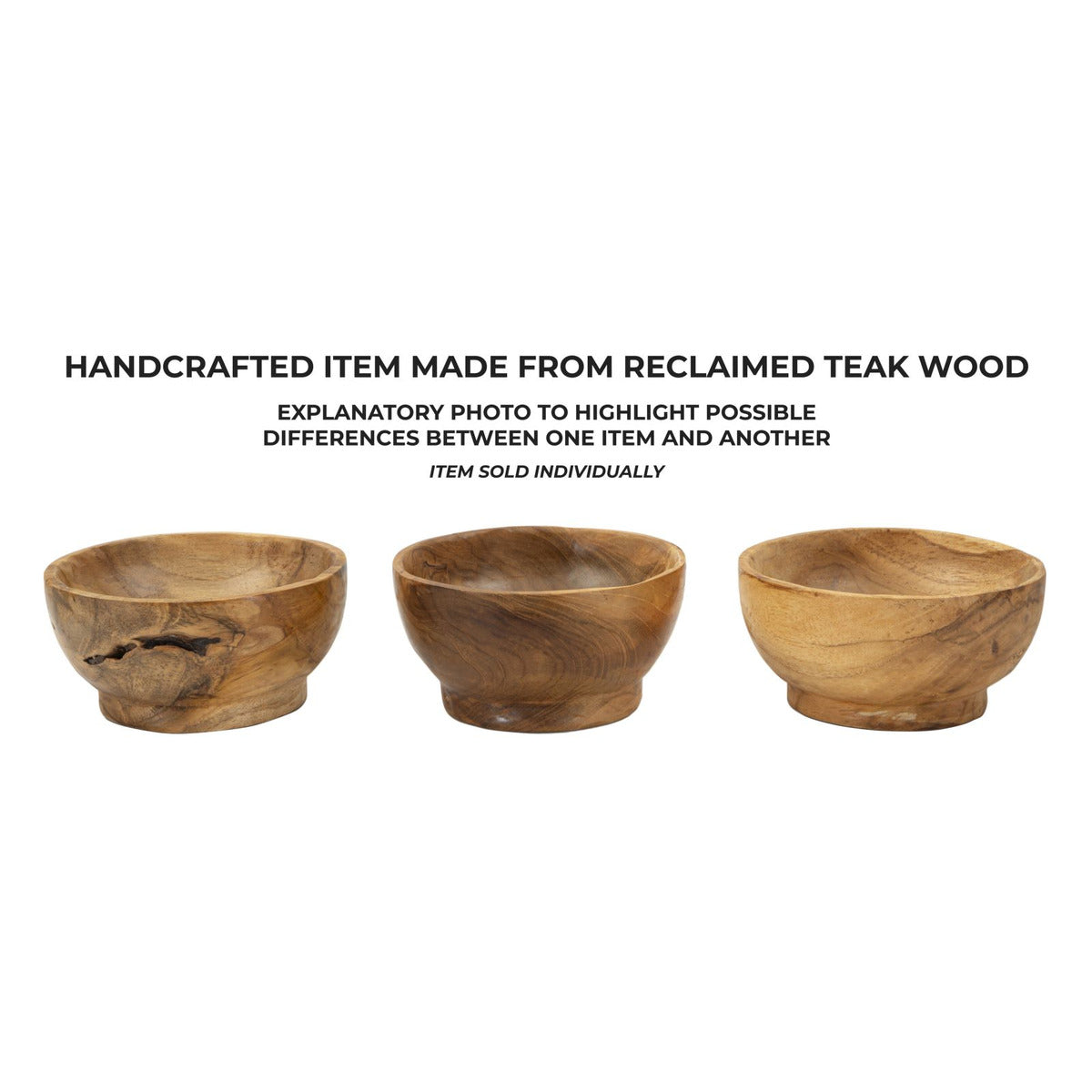 Vassoio Natura 36, Marrone, Legno, 15x15x8 cm, Seven Design