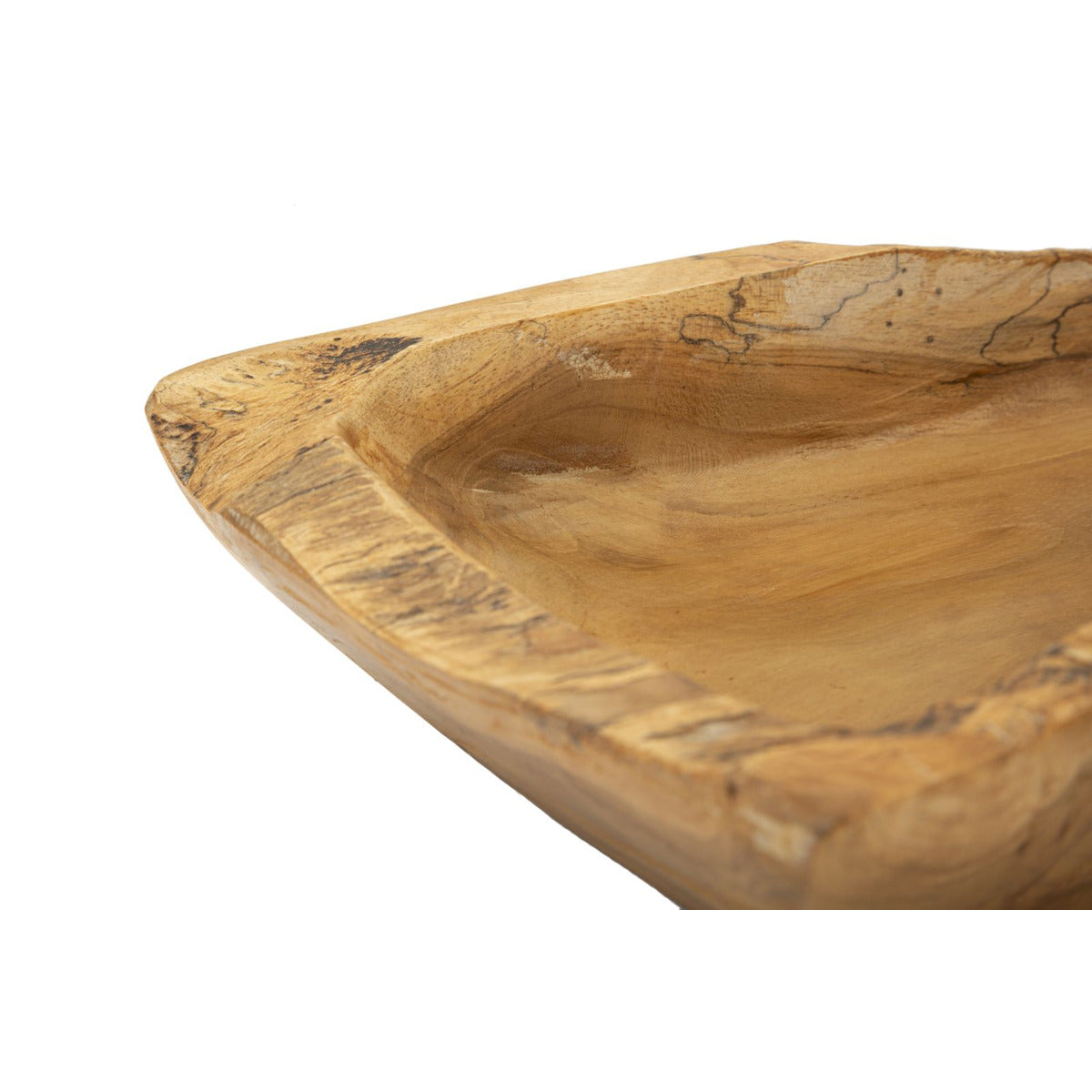 Vassoio Natura 24, Marrone, Legno, 25x19x7 cm, Seven Design