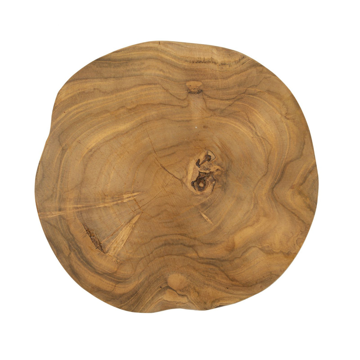 Vassoio Natura 29, Marrone, Legno, 24x24x2 cm, Seven Design