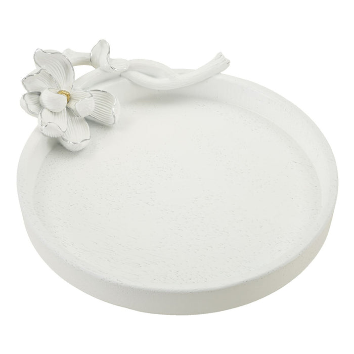 Vassoio MF693, Bianco, Poliresina, 24x21x6 cm, Seven Design