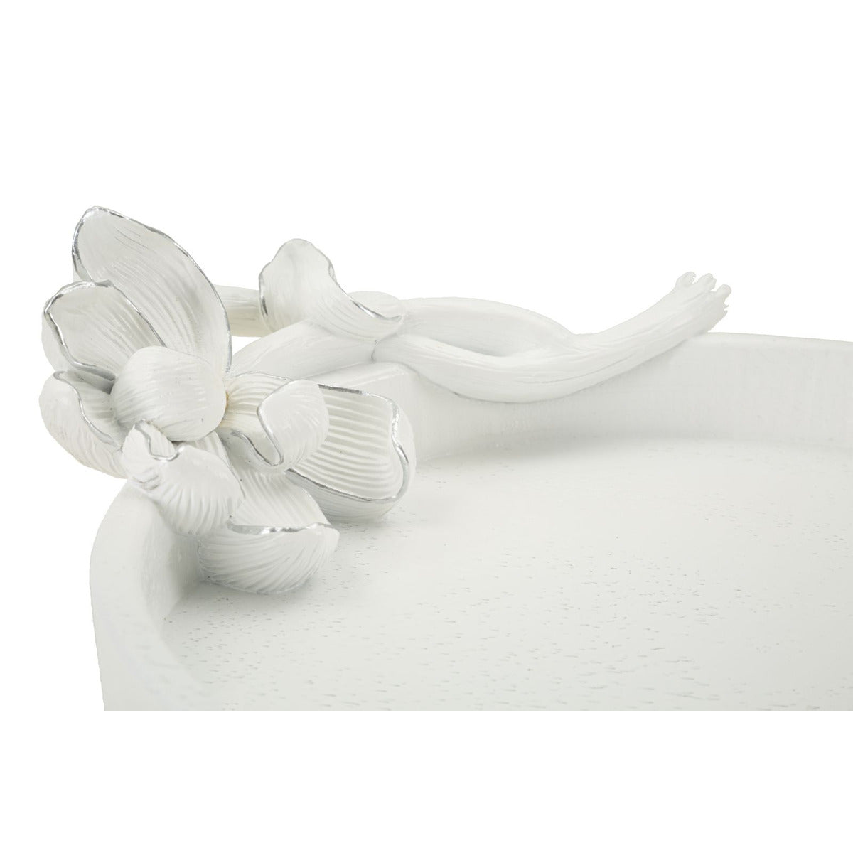 Vassoio MF693, Bianco, Poliresina, 24x21x6 cm, Seven Design