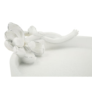 Vassoio MF693, Bianco, Poliresina, 24x21x6 cm, Seven Design