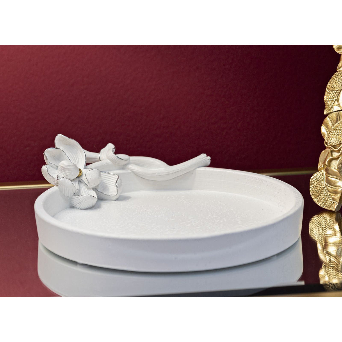 Vassoio MF693, Bianco, Poliresina, 24x21x6 cm, Seven Design