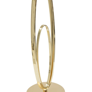 Lampada da Tavolo MF132, Bianco, Metallo, 30x30x58 cm, Seven Design