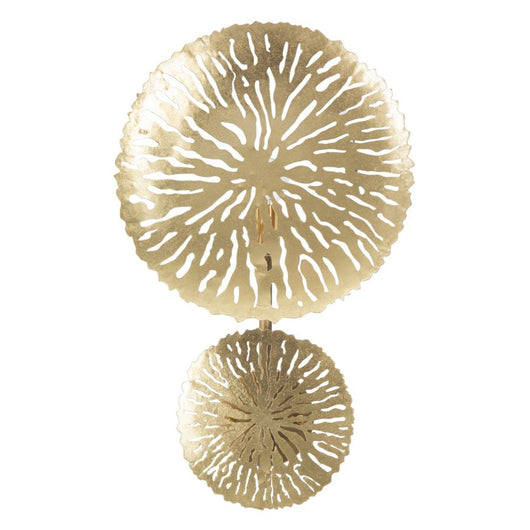 Lampada a Parete MF48, Oro, Metallo, 28,5x8x46 cm, Seven Design