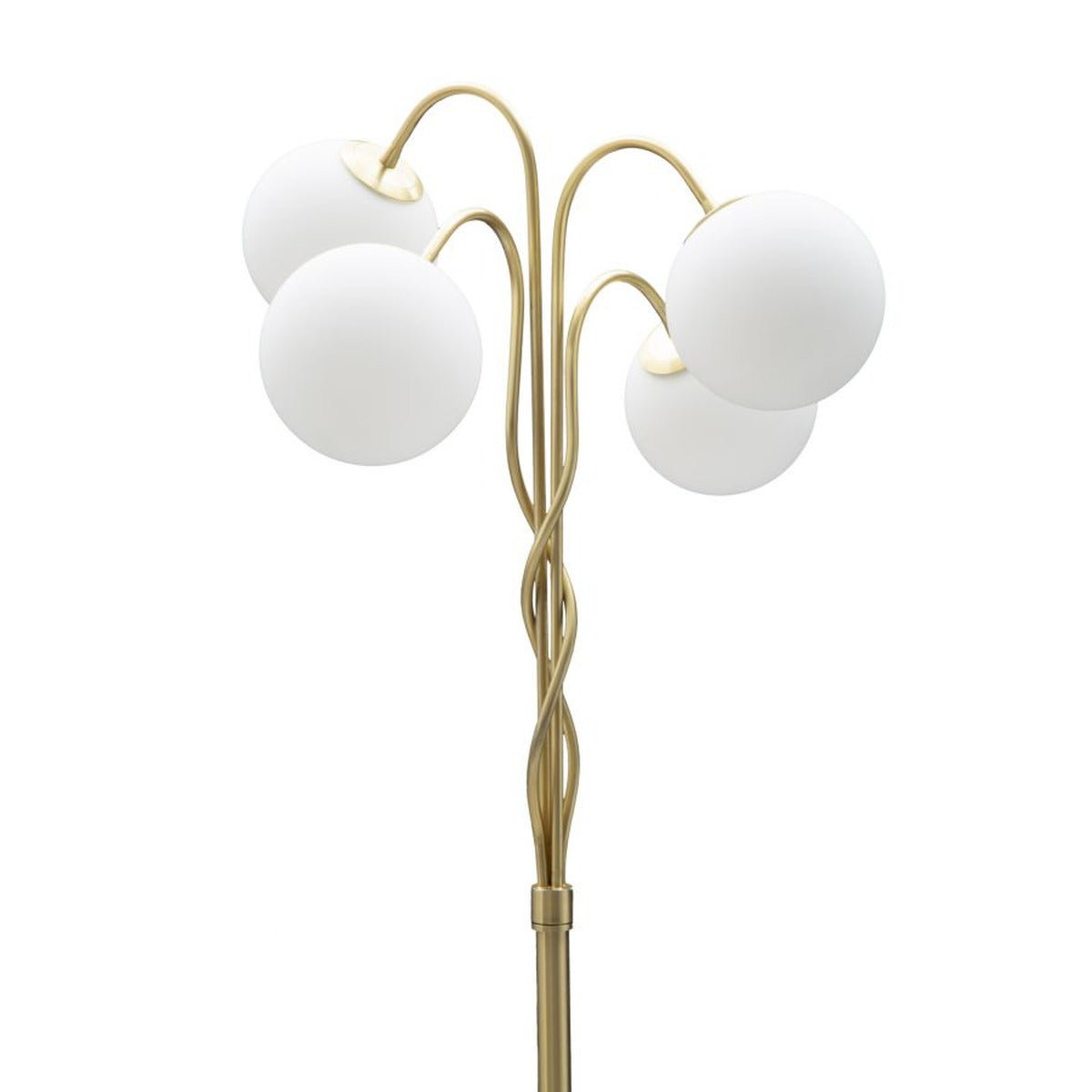 Lampada da Terra MF204, Oro, Metallo, 54x54x176 cm, Seven Design