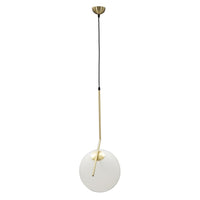 Lampada a Sospensione MF84, Bianco, Metallo, 50x30x100 cm, Seven Design