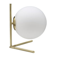 Lampada da Tavolo MF150, Oro, Metallo, 25x25x27 cm, Seven Design