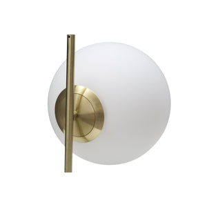 Lampada da Tavolo MF150, Oro, Metallo, 25x25x27 cm, Seven Design