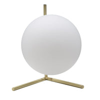 Lampada da Tavolo MF150, Oro, Metallo, 25x25x27 cm, Seven Design