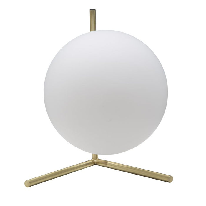 Lampada da Tavolo MF150, Oro, Metallo, 25x25x27 cm, Seven Design