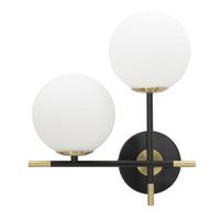 Lampada a Parete MF56, Nero, Metallo, 30x17x35 cm, Seven Design