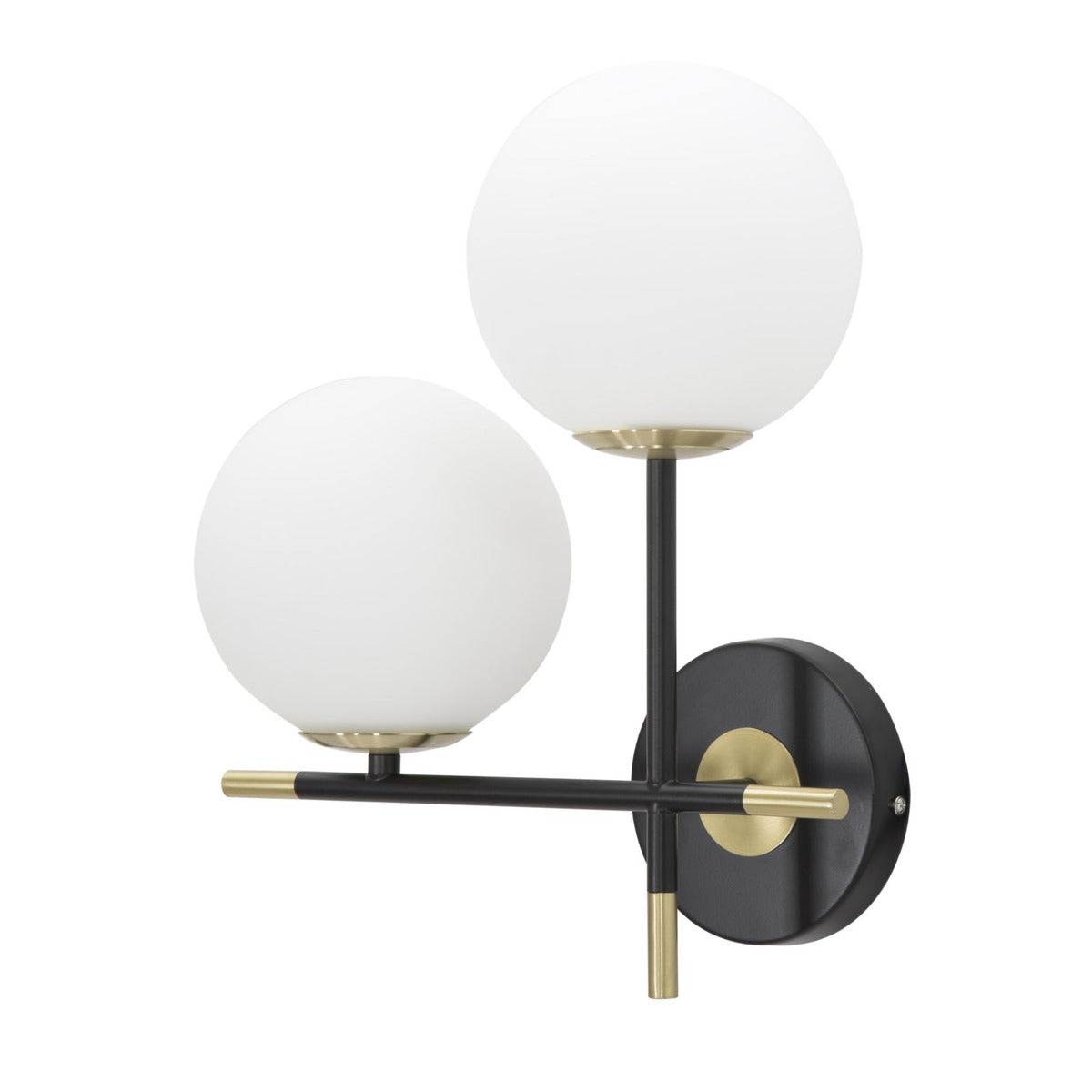 Lampada a Parete MF56, Nero, Metallo, 30x17x35 cm, Seven Design