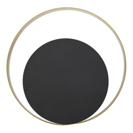 Lampada a Parete MF46, Nero, Metallo, 25x8x25 cm, Seven Design