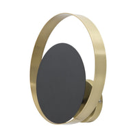 Lampada a Parete MF46, Nero, Metallo, 25x8x25 cm, Seven Design